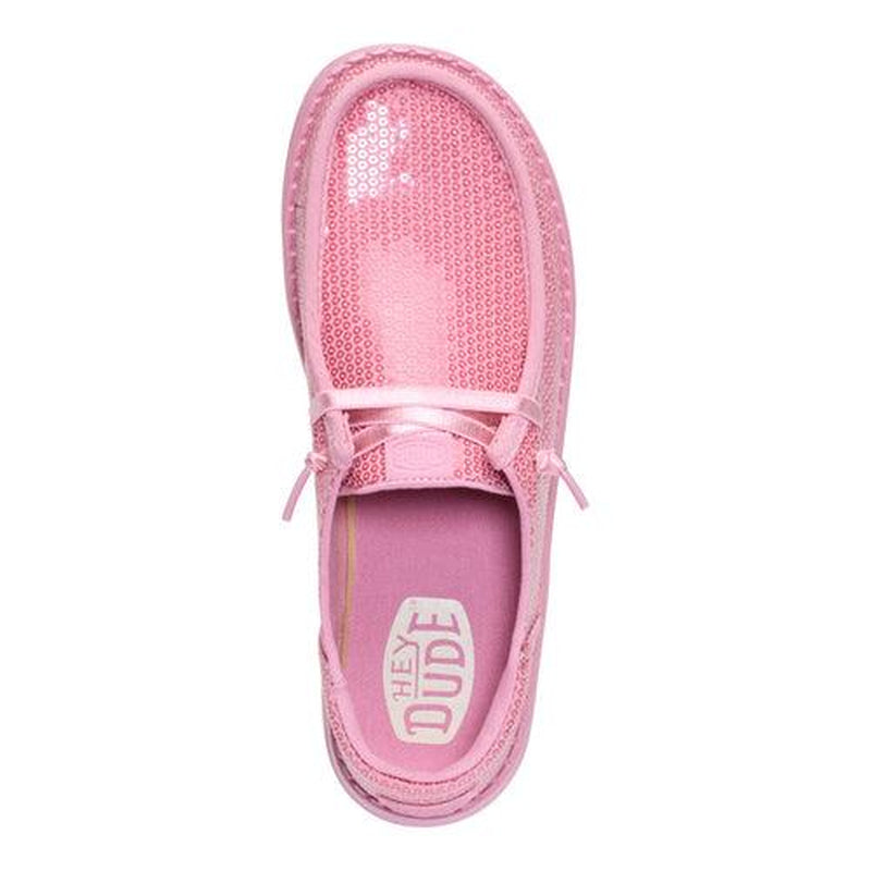 HEYDUDE Wendy Funk Mono Sequin - Comfortable Slip on Shoes for Women