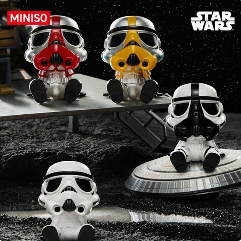 MINISO Star Wars Collection Stormtrooper Legion Icon Box Blind Box Collectible Figure Imperial Army Mini Figurine Action Figure Ideal Valentine Gift for Boyfriends Students