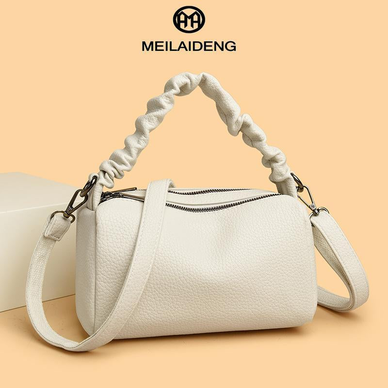 EIRO Premium Pu-Leather Double Main Compartments Superior Storage Versatile Carryall Makeup Bag & Mini Backpack