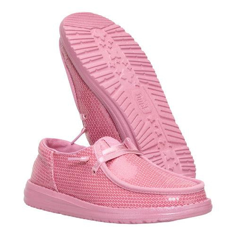 HEYDUDE Wendy Funk Mono Sequin - Comfortable Slip on Shoes for Women